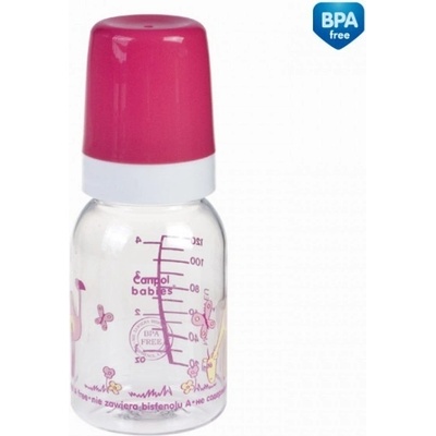 Canpol babies láhev růžová 120ml