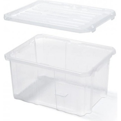 PK Group Plastový úložný box PKG s víkem 400 x 300 x 230 cm