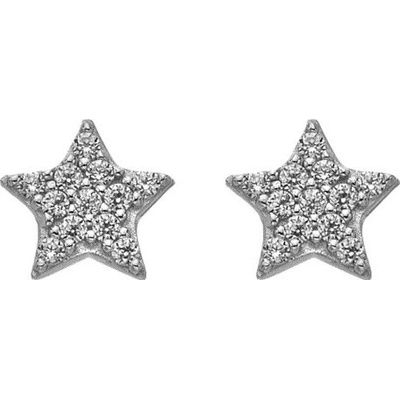 Hot Diamonds strieborné náušnice Hviezdičky Silver Whisper SWE002
