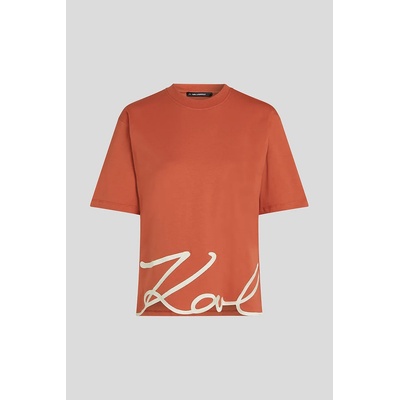 Karl Lagerfeld Памучна тениска Karl Lagerfeld KARL SIGNATURE (A1W17013)