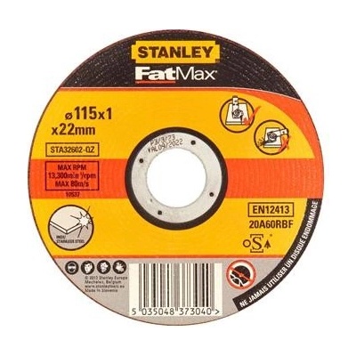 Stanley Řezný kotouč 115 x 22,2 x 1,0 mm STA32602