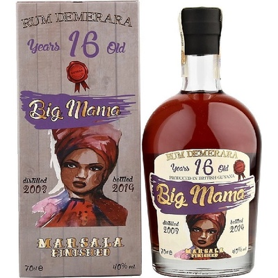 Big Mama 16y Marsala finished 40% 0,7 l (karton)