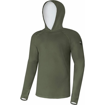 Giants fishing funkčné tričko s dlhým rukávom UV50+ Hoodie Dark Green