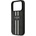 CG Mobile iPhone 17 Pro GUESS 4G PRINTED STRIPES Силиконов протектор за телефон, удароустойчив, MagSafe, черен GUHMP17LP4RPSK (GUHMP17LP4RPSK)