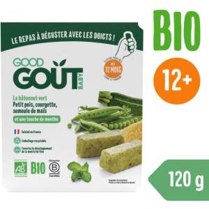 Good Gout BIO BLW Пръчици от грах и тиквички (120 г) (15211)