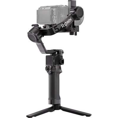 DJI RS 5, Gimbal Stabilizer for Canon, Sony, Panasonic, Nikon, Fujifilm Cameras, Fine Tuning Knobs, 2nd Generation Automatic Axis Locks, Quick Release Tripod, New Z-Axis Display - P15C