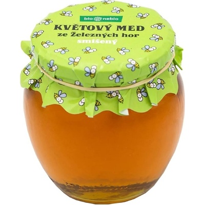 BioNebio Květový med ze Železných hor smíšený 650 g