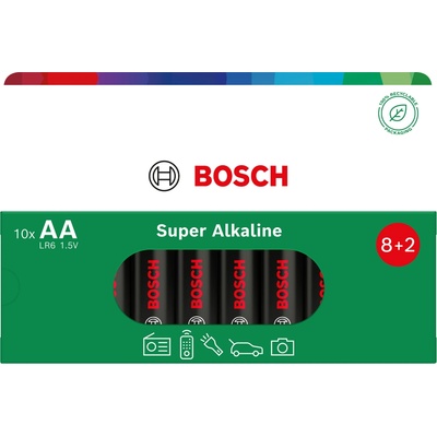Bosch Super Alkaline AA 10 ks LR6SA10B/00