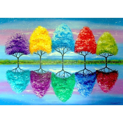 Enjoy - Puzzle Each Tree Has Its Own Colorful History - 1 000 piese