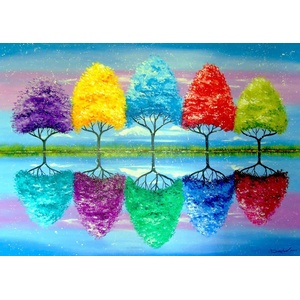 Enjoy - Puzzle Each Tree Has Its Own Colorful History - 1 000 piese