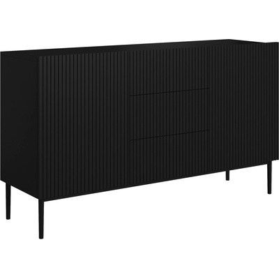 Nábytek Bogart Nical 150 cm s zásuvkami a rýhovaným čelem