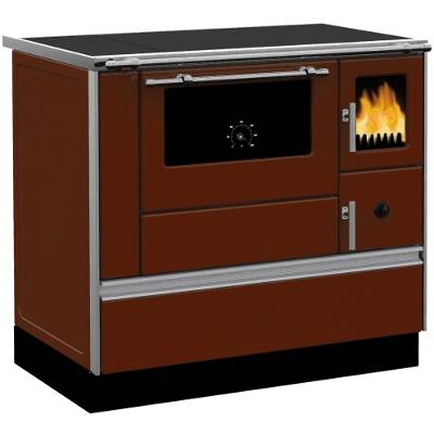 ALFA PLAM ALFA PLAM, sporák ALFA 90H DOMINANT ECO, teplovzdušný 6,7 kW, levý, červený