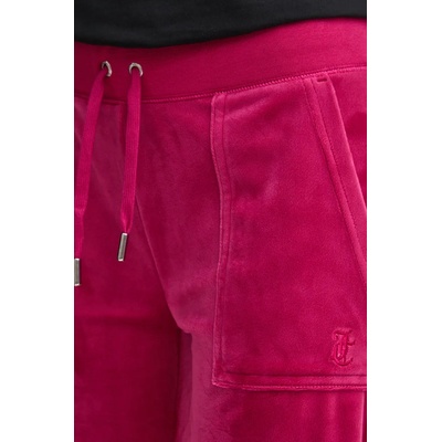 Спортен панталон Juicy Couture DEL RAY PANT в розово с изчистен дизайн JCAP180EU (JCAP180EU.659)