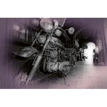DIMEX ART s. r. o Флизелинов фототапет стар ретро мотоциклет 375 x 250 см