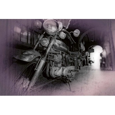 DIMEX ART Флизелинов фототапет стар ретро мотоциклет 375 x 250 см