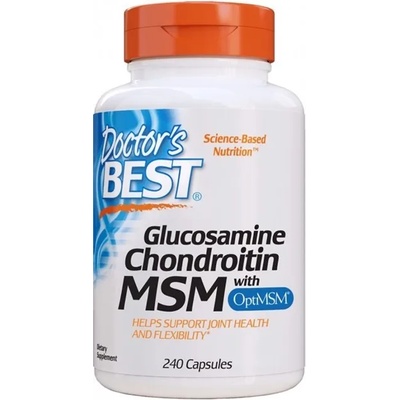 Doctor's Best Glucosamine Chondroitin MSM, 240 капсули, Doctor's Best