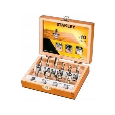 Stanley 10dílná sada tvarových fréz TCT/HM - ST-STA80020-XJ