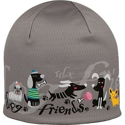 RDX čiapka s fleecom Picowinter Friends šedá