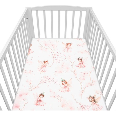 New Baby bavlna prestieradlo Víly 60x120