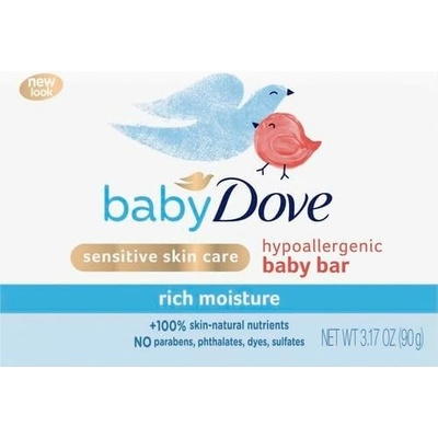 Dove Baby Rich Moisture krémové mydlo sensitive 90 g