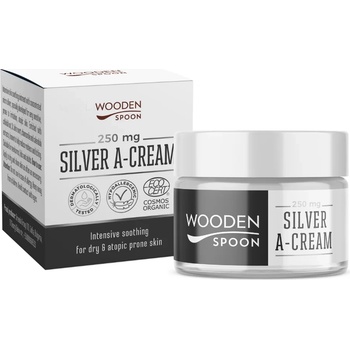 Wooden Spoon Успокояващ А-крем с овес и микросребро, 50 ml