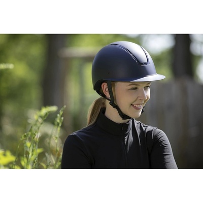 HKM Jezdecká helma Lady Shield černá stříbrná