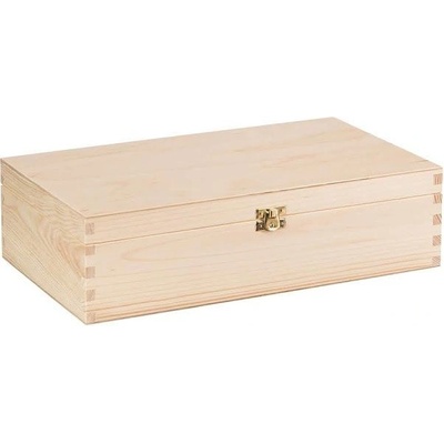 Čisté dřevo Drevená krabička na 2 vína XI