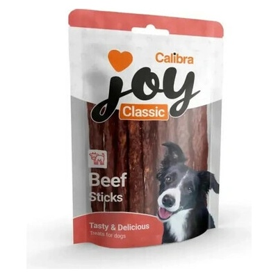 CALIBRA Dog Joy Classic Beef Sticks 250 g polomäkké hovädzie tyčinky