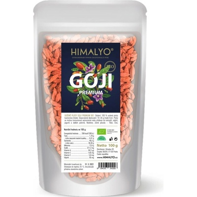 Himalyo BIO Goji Kustovnice čínská sušené plody Premium 500 g