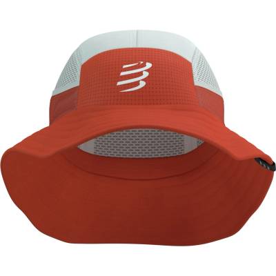 Compressport Шапка с козирка Compressport Icebob Cap - Tigerlily / Star White - размер One Size (904-5605-0111)