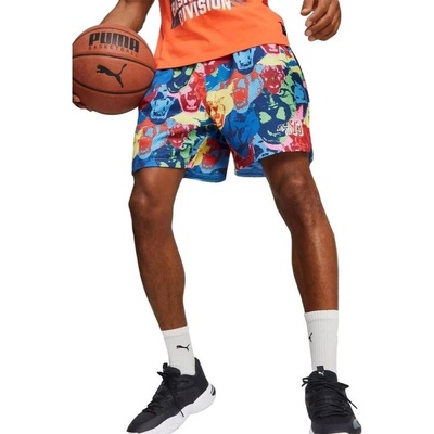 PUMA Franchise All Over Printed Basketball Shorts Multicolor