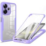 Techsuit Калъф за Xiaomi Poco F6 + Протектор - ColorVerse 360 Series - Лилав