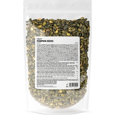 Vilgain Tekvicové semienka natural 500 g