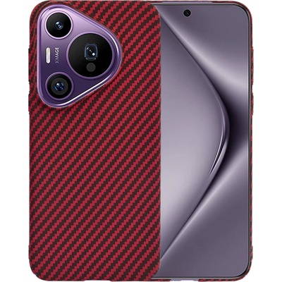 Techsuit Carbonite FiberShell puzdro pre Huawei Pura 70 Pro – červené