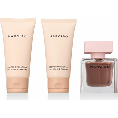 Narciso Rodriguez Narciso Poudree EDP 50 ml + telové mlieko 50 ml + sprchový gél 50 ml darčeková sada