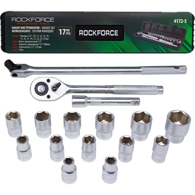 Rock FORCE Rock FORCE Prémiová sada nástrčných hlavíc 17 ks, račňa 1/2"