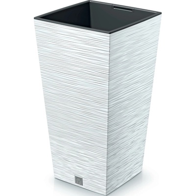 Prosperplast kvetináč Furu Square bielý 29,5 cm