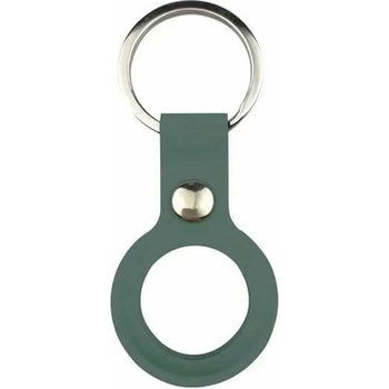 JC Силиконов ключодържател за Apple AirTag - JC AirTag Silicone Keyring (тъмнозелен)