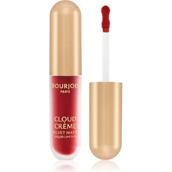 Bourjois Cloud Crème Velvet Matte ултра матиращо течно червило цвят 08 Chérie Cherry 3.1ml