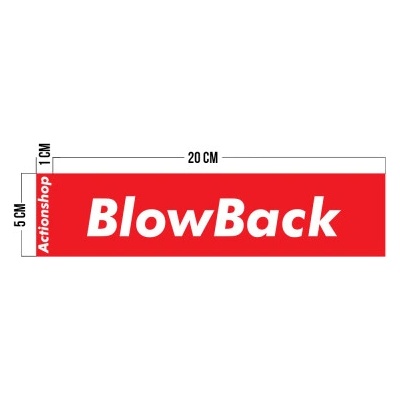 Samolepka "Blowback" Actionshop