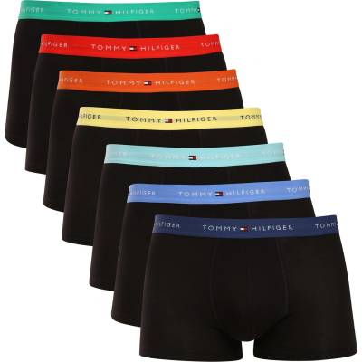 Tommy Hilfiger Комплект от седем - мъжки боксерки Tommy Hilfiger черни Tommy Hilfiger | Cheren | МЪЖЕ | XXL