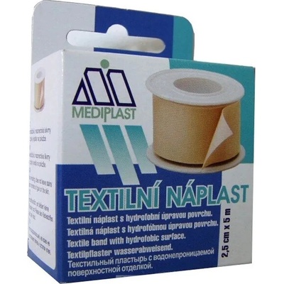 MEDIPLAST Textilná náplasť 1121 2,5 cm x 5 m, cievka