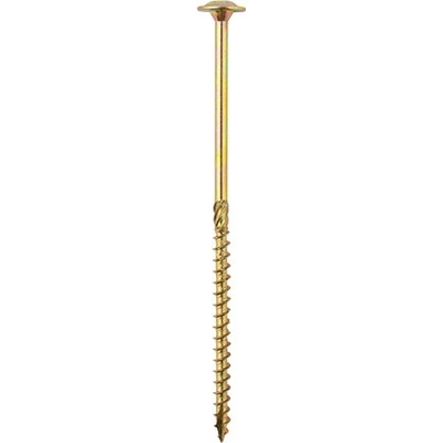 Konstrukční tesařský vrut 8x180mm TORX T40 Zn talířová hlava, bal 50ks