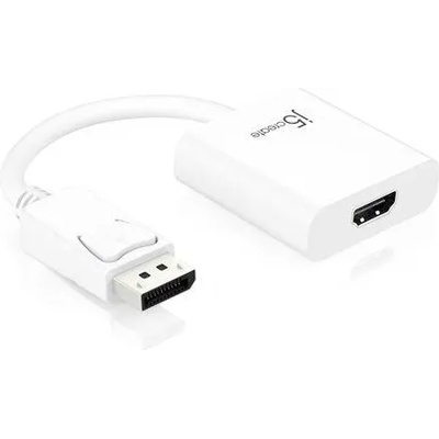 Адаптер j5create JDA154, DisplayPort мъжко - HDMI женско, 90 (J5-JDA154)