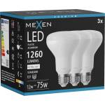 Mexen Nova 3x LED крушка E27, R80, 12W, неутрална - 4000K, 1260 lm - L105-E27-1240-01x03 (L105-E27-1240-01x03)