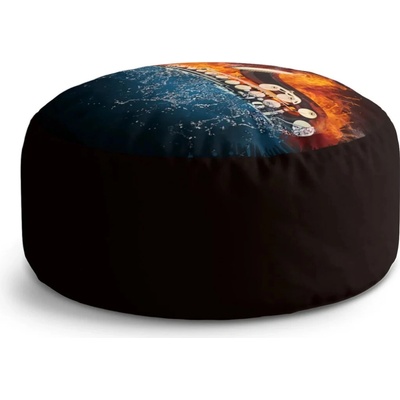 Sablio Taburet Circle Ohnivý saxofon: 38x48 cm