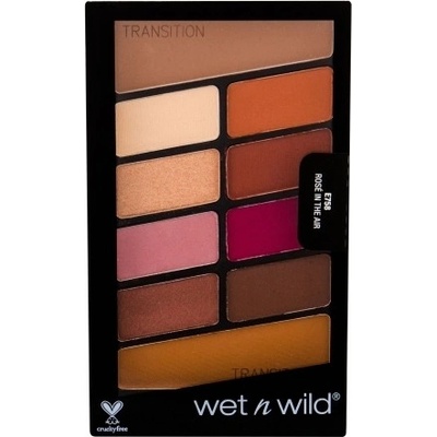 Wet n Wild Color Icon 10 Pan paletka desiatich očných tieňov Rosé In The Air 8,5 g
