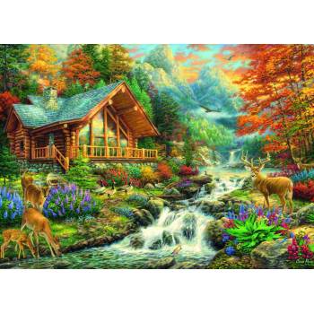 Image 1 of Bluebird Puzzle - Puzzle Pinson: Alpine Serenity - 500 piese