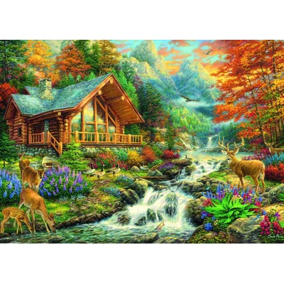 Bluebird Puzzle - Puzzle Pinson: Alpine Serenity - 500 piese