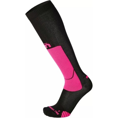 Mico Light weight extra dry ski touring socks nerofucsia fluo